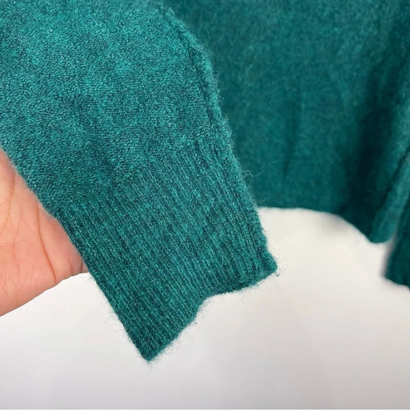 Tularosa Wool Mohair Blend Simply Sweater Green Size Small - Picture 6 of 10